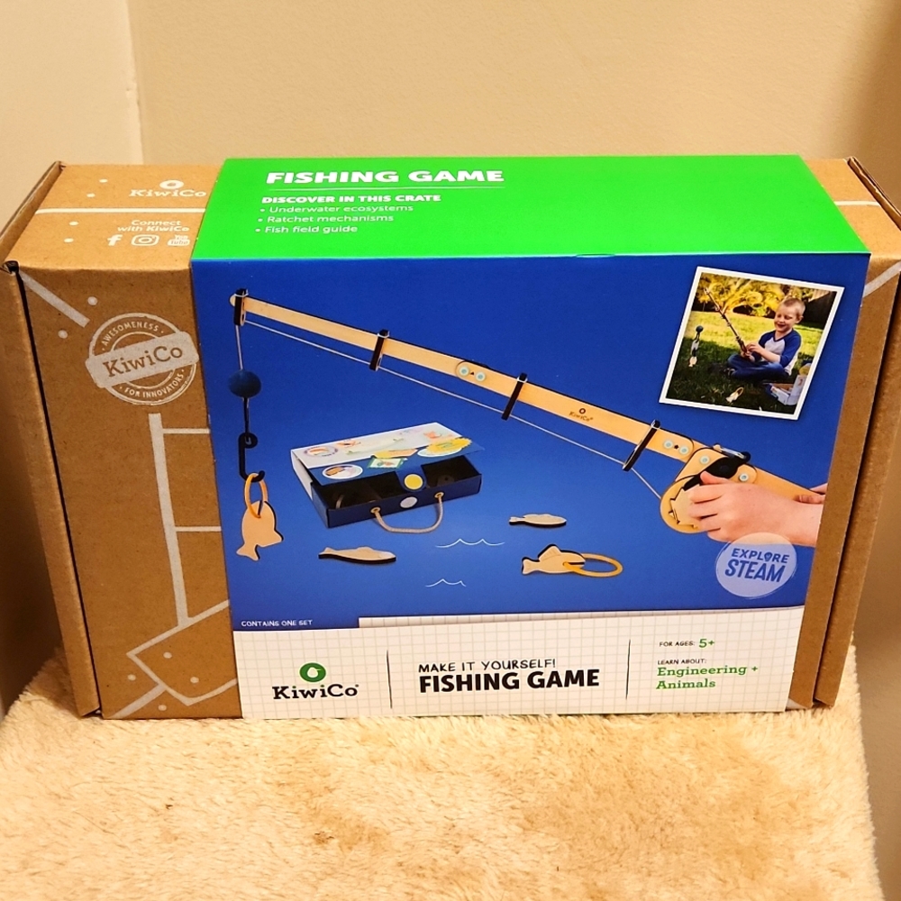 Kiwi Co make it yourself fishing game